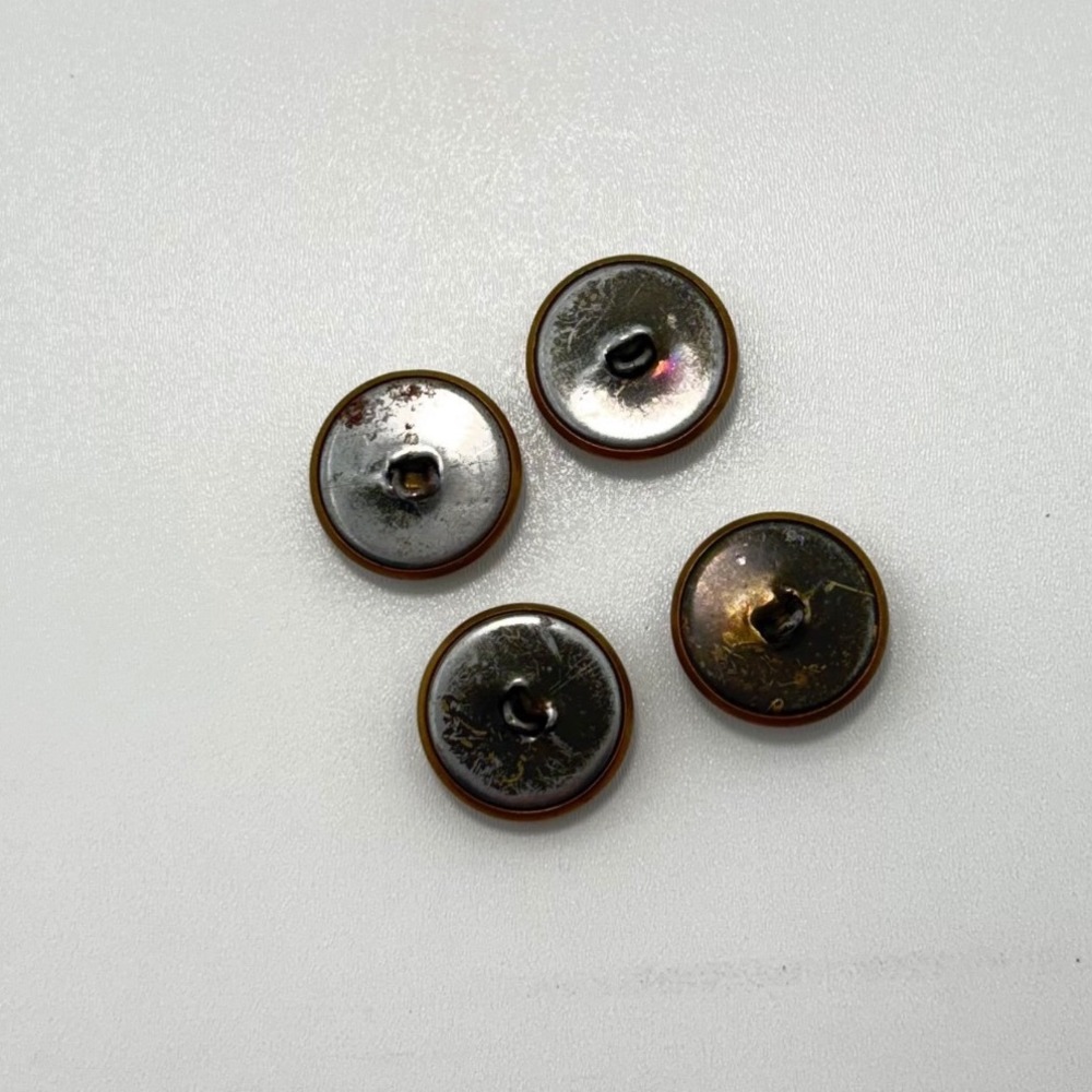 Vintage Heraldic Lion Crest Metal Blazer‎ Buttons Brass Gold Tone Set of 4 - Picture 8 of 10